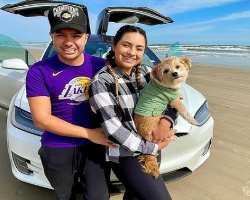 He vacationed at Padre Island Beach in December 2020.